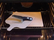 PIZZA STONE ( 400x300x30 ) + PIZZA PEEL + PIZZA SCISSORS