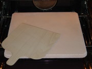 PIZZA STONE XXXL ( 500x500x30 ) + PIZZA PEEL